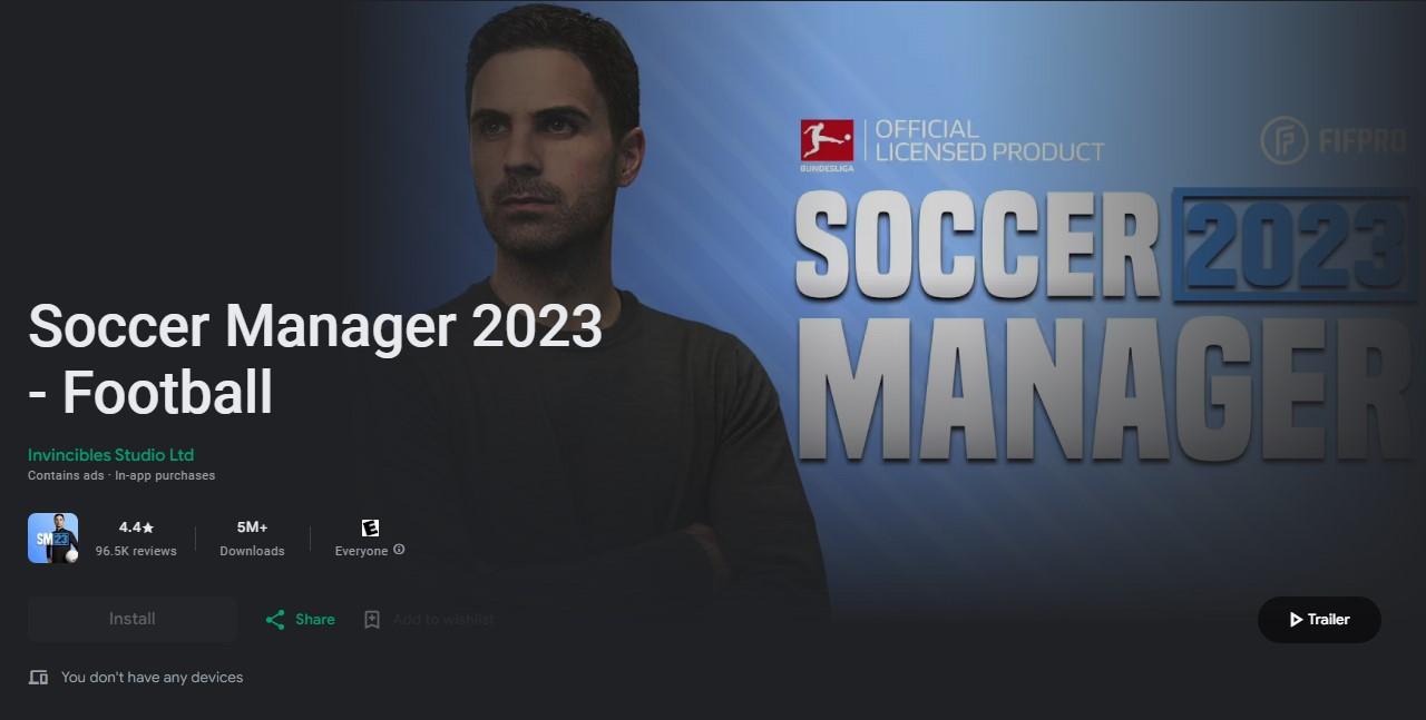 Soccer Manager 2023 Celebrates 5 Million Google Play Downloads Milestone!